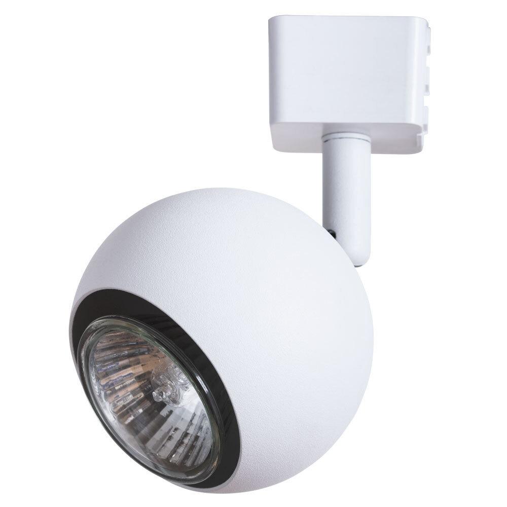 Трековый светильник однофазный Arte Lamp Brad 35 Вт GU10 1 кв.м черный (A6253PL-1WH)