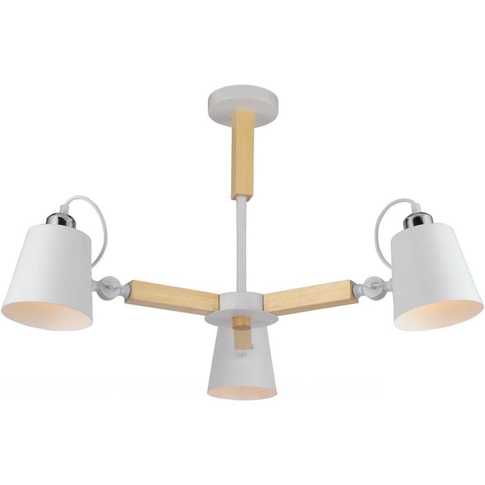 Люстра потолочная Arte Lamp Oscar E27 120 Вт 6 кв.м (A7141PL-3WH)