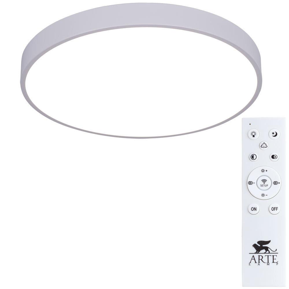 Светильник светодиодный Arte Lamp Arena 2700-6500К 70 Вт 20 кв.м белый IP20 (A2670PL-1WH)