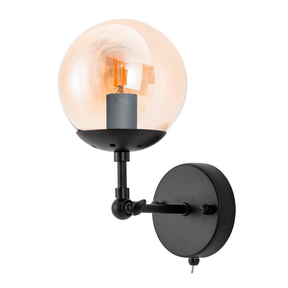 Бра Arte Lamp Bolla E14 60 Вт 220 В черное IP20 (A1664AP-1BK)