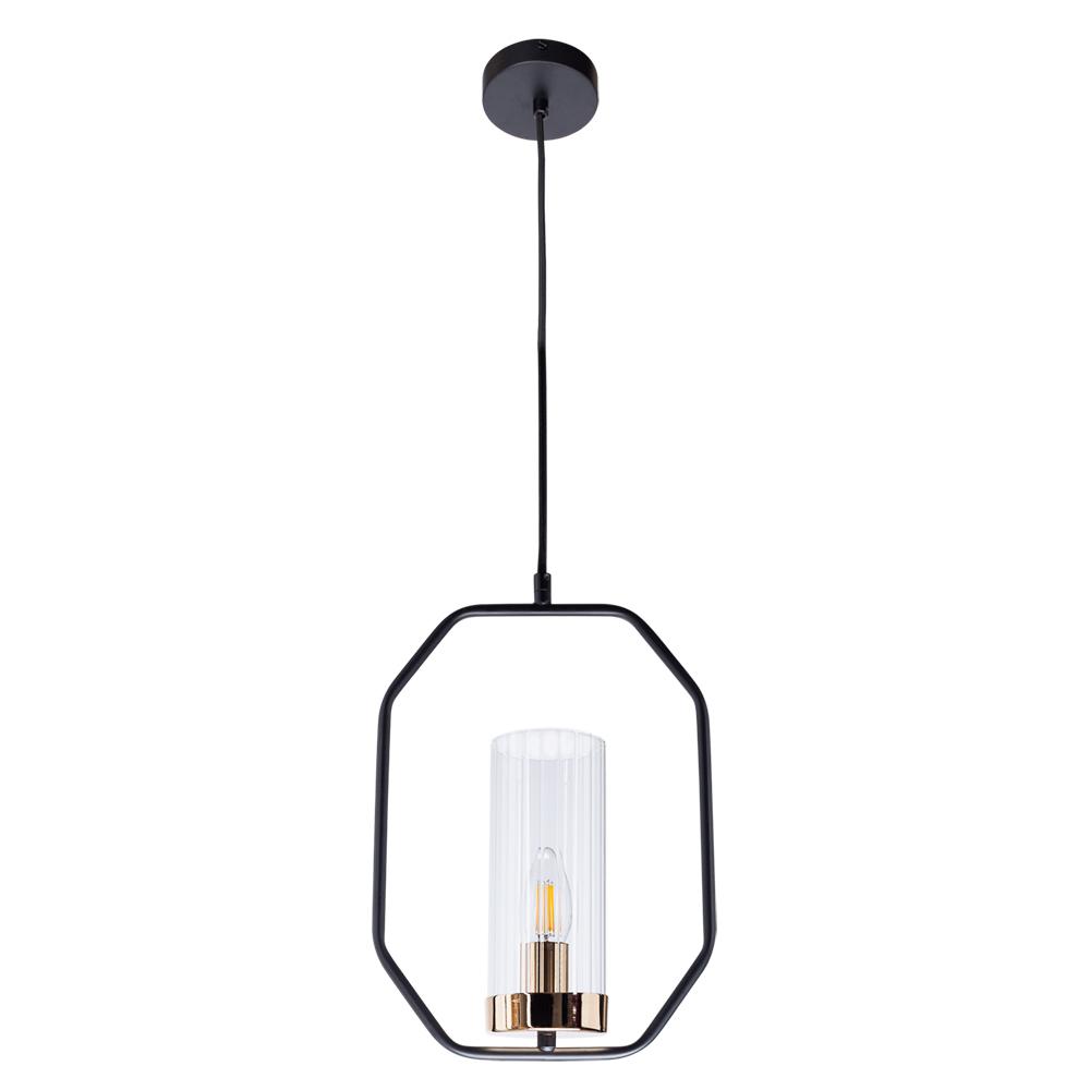 Светильник подвесной Arte Lamp Celaeno E14 60 Вт 3 кв.м черный IP20 (A7004SP-1BK)