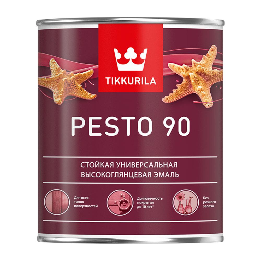 Эмаль алкидная Tikkurila Pesto 90 база С глянцевая 0,9 л