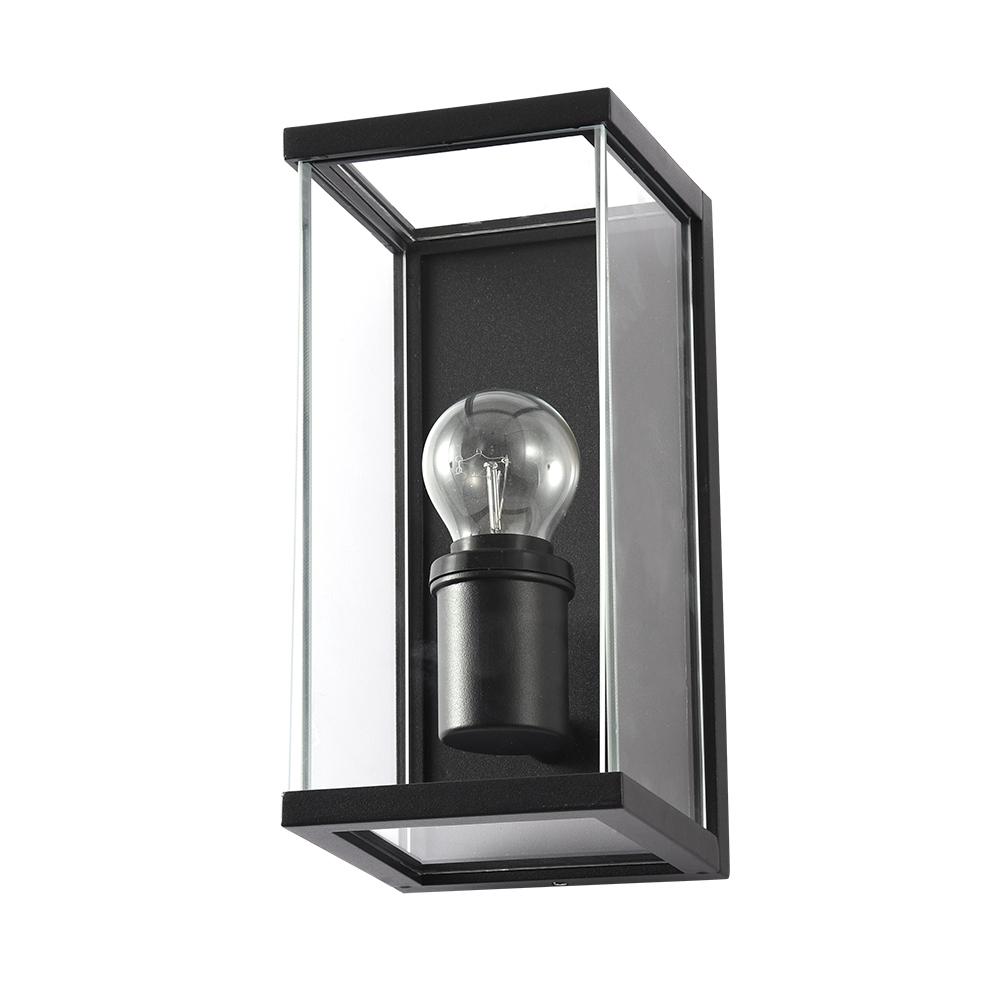 Светильник садово-парковый настенный Arte Lamp Pot черный E27 60 Вт IP54 (A1631AL-1BK)