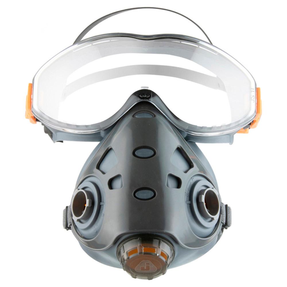 Полумаска Jeta Safety Air Optics FFP3 с интегрированными очками (9500-L)