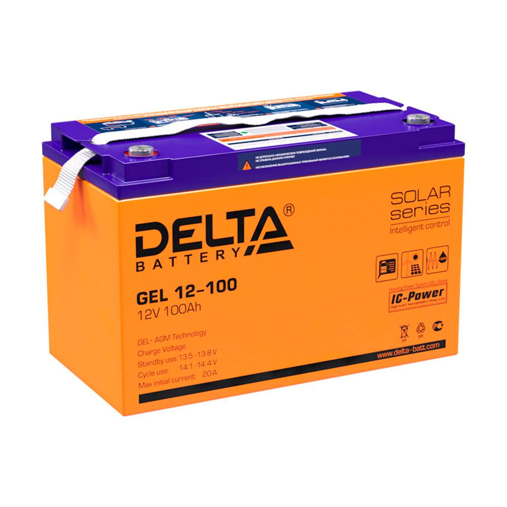 Аккумуляторная батарея Delta 12 В AGM 100 Ач (GEL 12-100)