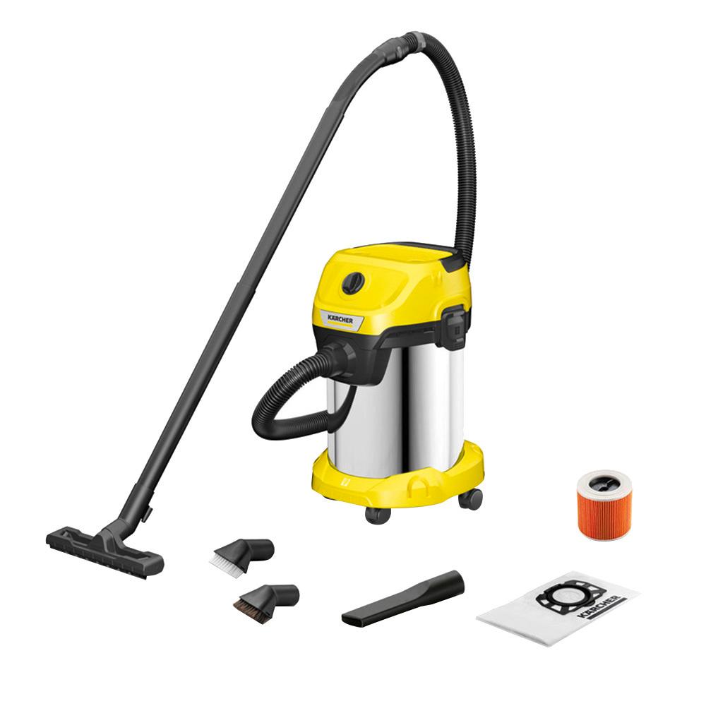 Строительный пылесос Karcher WD 3 S V-19/4/20 1000 Вт 19 л (1.628-154.0)