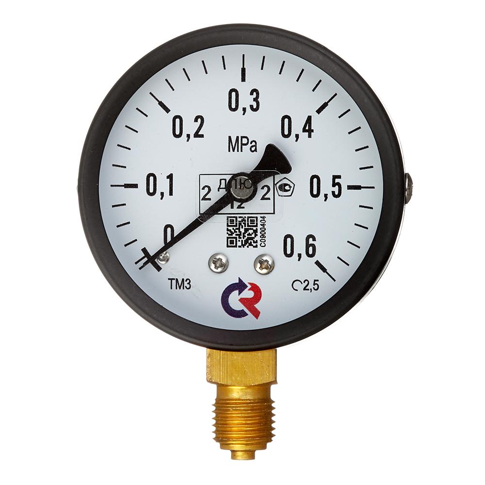 Манометр Росма ТМ-310Р.00 G1/4.2,5 радиальный 1/4 НР(ш) 6 бар d63 мм (6771)