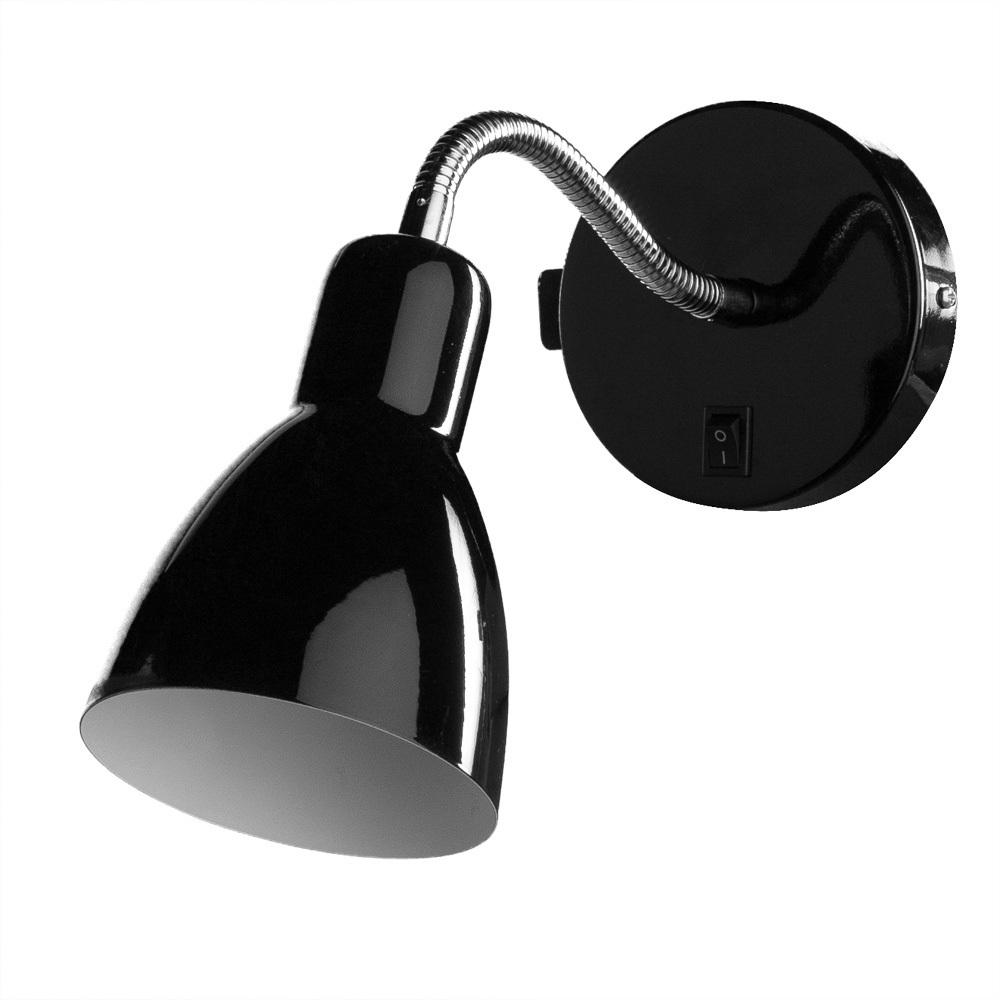 Бра Arte Lamp Dorm E14 40 Вт 220 В черное IP20 (A1408AP-1BK)