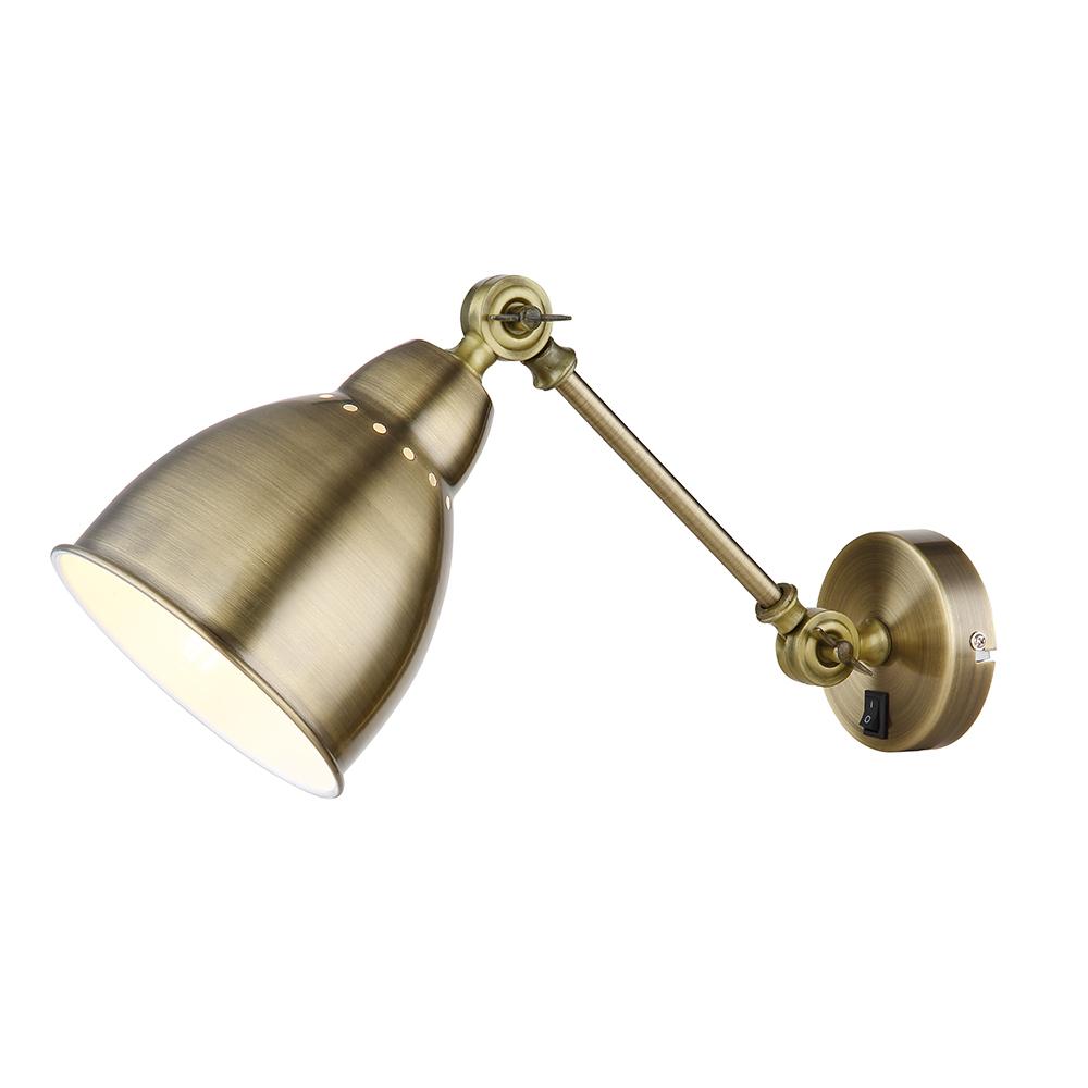 Бра Arte Lamp Braccio E27 60 Вт 220 В бронза IP20 (A2054AP-1AB)