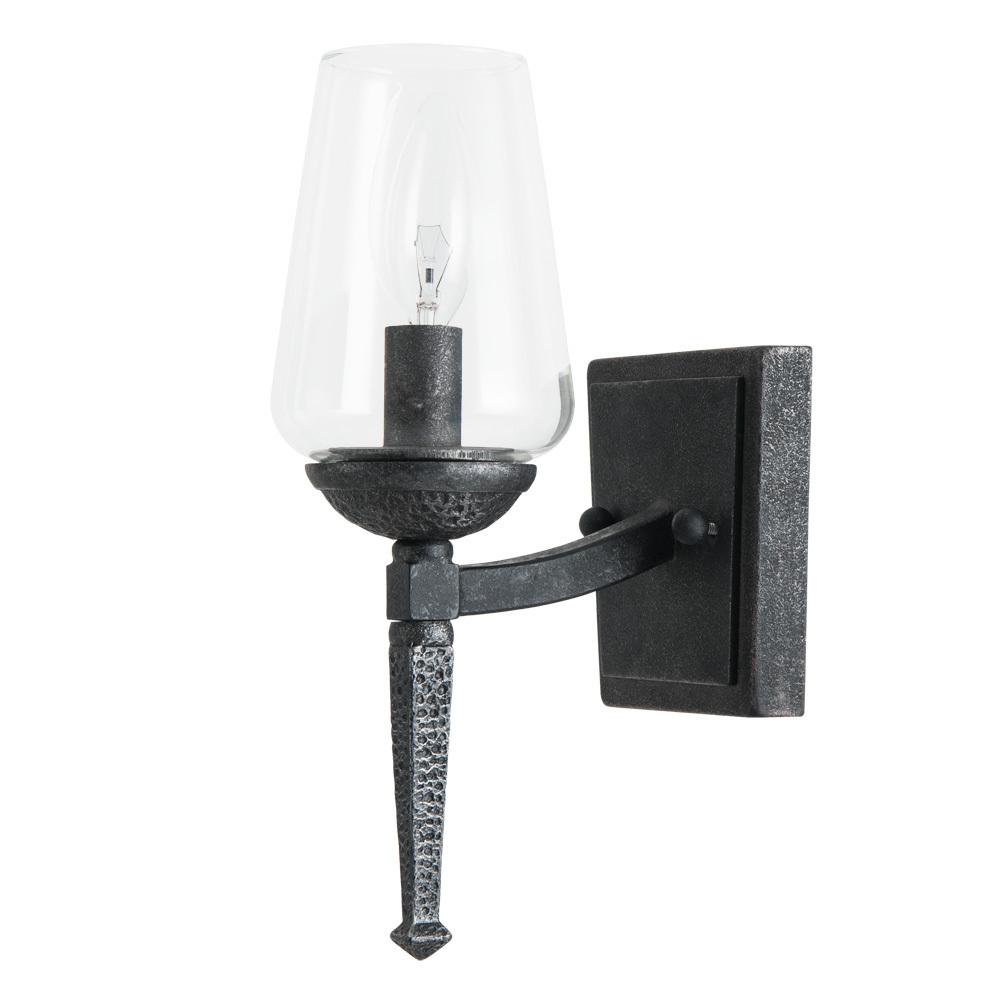 Бра Arte Lamp Stefan E14 60 Вт 220 В черное IP20 (A1722AP-1BA)