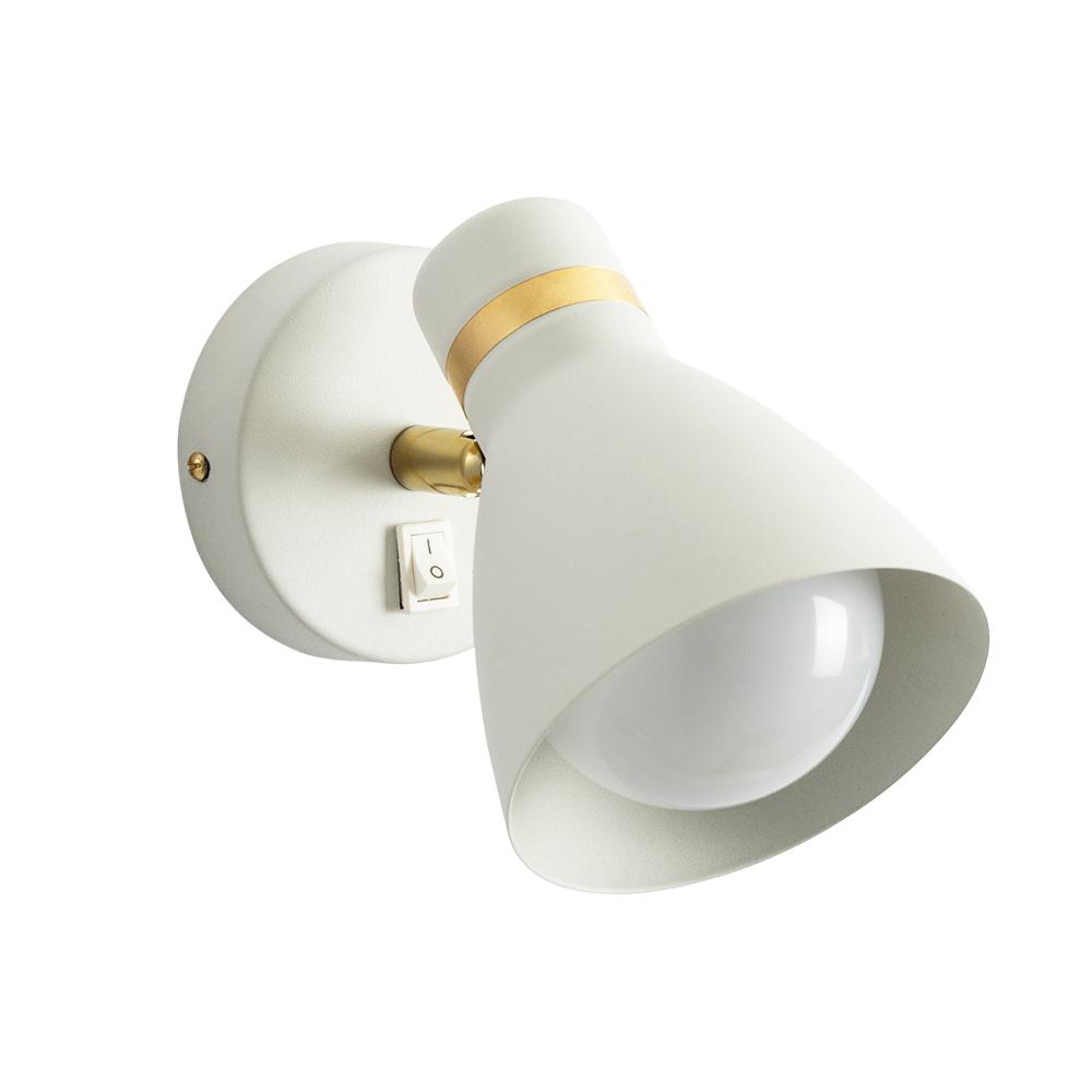 Бра Arte Lamp Fafnir E27 40 Вт 230 В белое IP20 (A5047AP-1WH)