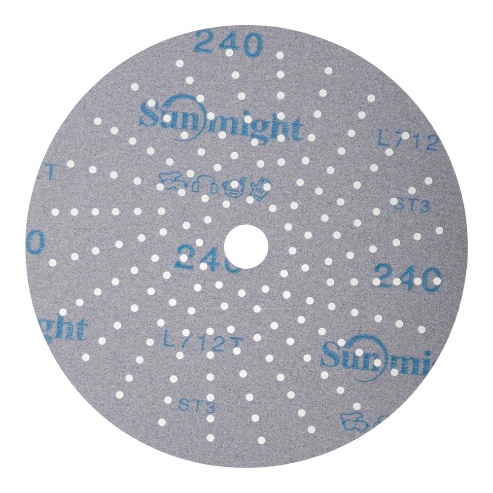 Диск шлифовальный Sunmight Ceramic d150 мм P240 на липучку пленочная основа (5 шт.)