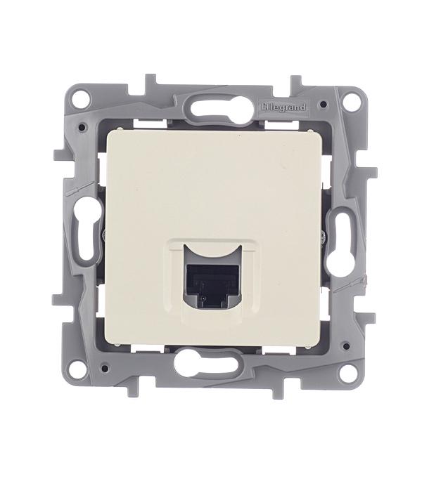 Розетка компьютерная Legrand Etika встраиваемая слоновая кость RJ45 (672341)