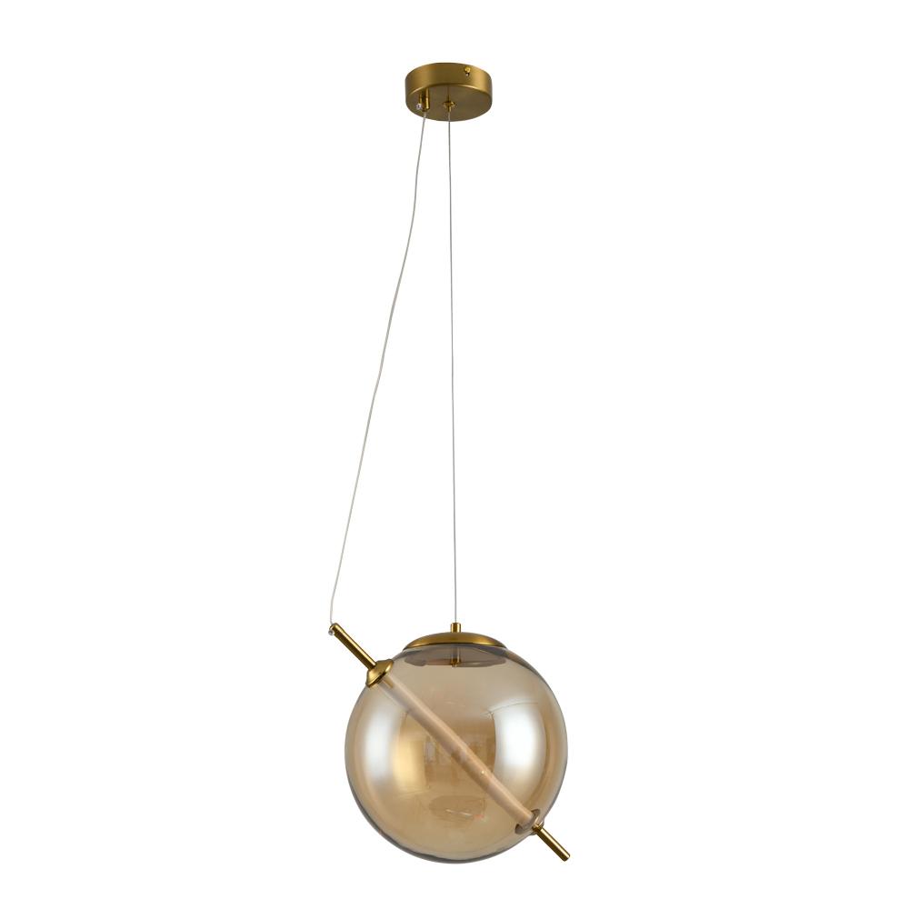 Светильник светодиодный подвесной Arte Lamp Holly 4000К 7 Вт 1 кв.м медь IP20 (A3225SP-1PB)