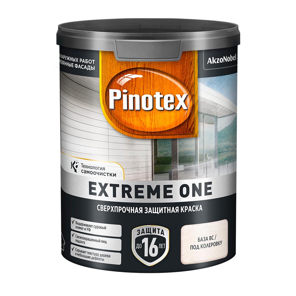 Краска фасадная по дереву Pinotex Extreme One база BC бесцветная 0,85 л