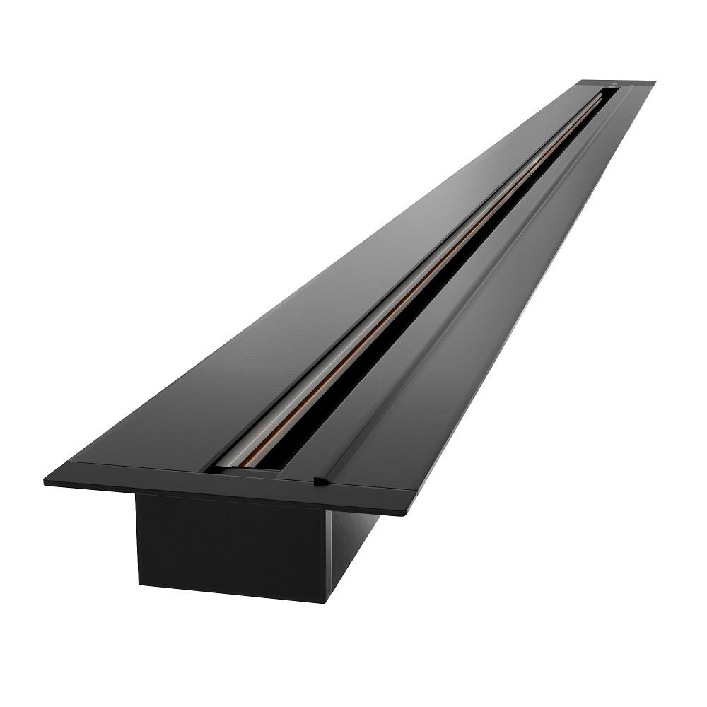 Шинопровод однофазный Elektrostandard Track Rail BK Recessed 1 м черный (a057091)