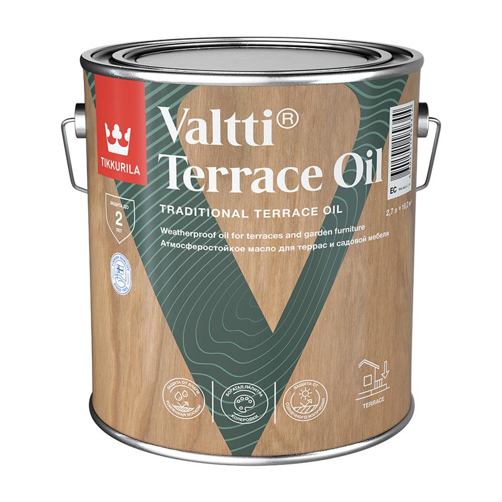 Масло Tikkurila Valtti Terrace Oil для террас основа EC 2,7 л