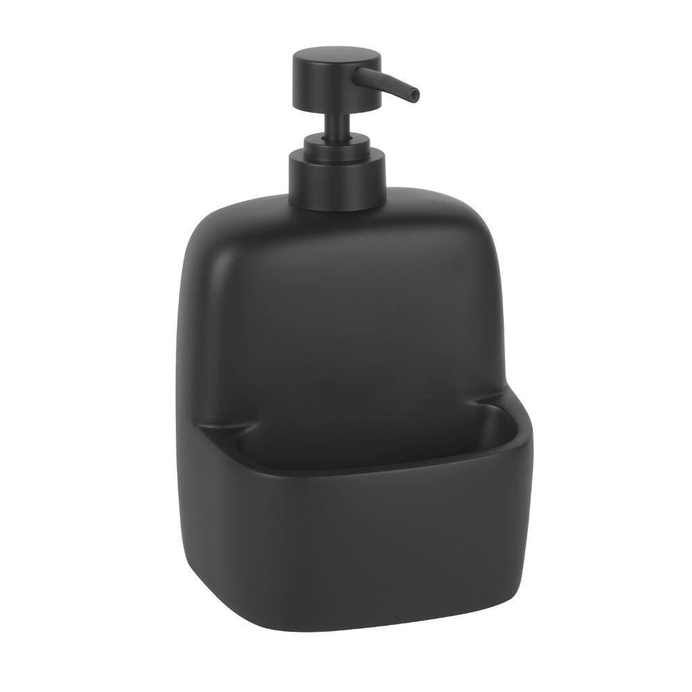 Дозатор для мыла WasserKraft K-8499Black настольный полирезин черный (K-8499BLACK)