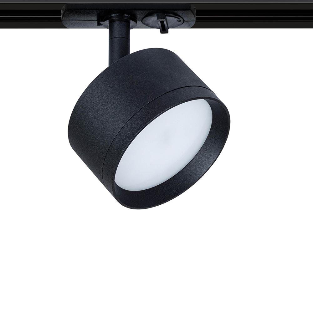 Трековый светильник однофазный Arte Lamp Intercrus 15 Вт GX53 2 кв.м черный (A5547PL-1BK)