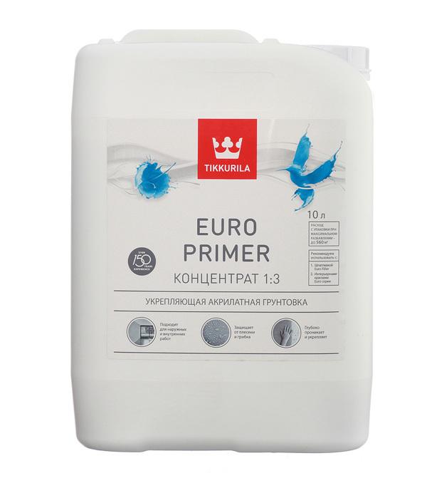 Грунт Tikkurila Euro Primer 10 л концентрат 1:3