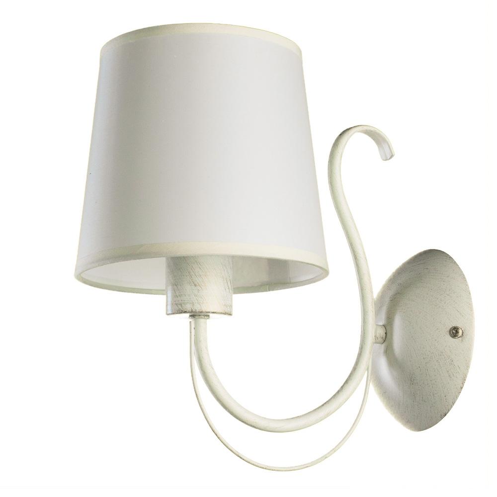 Бра Arte Lamp Orlean E27 40 Вт 220 В белое/золото IP20 (A9310AP-1WG)