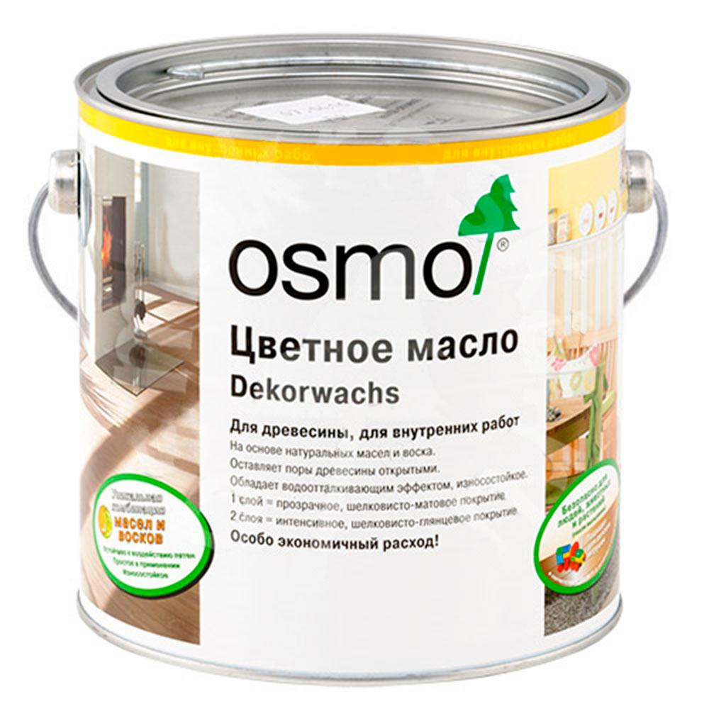 Масло Osmo Dekorwachs Transparente Tone для дерева белое матовое 2,5 л