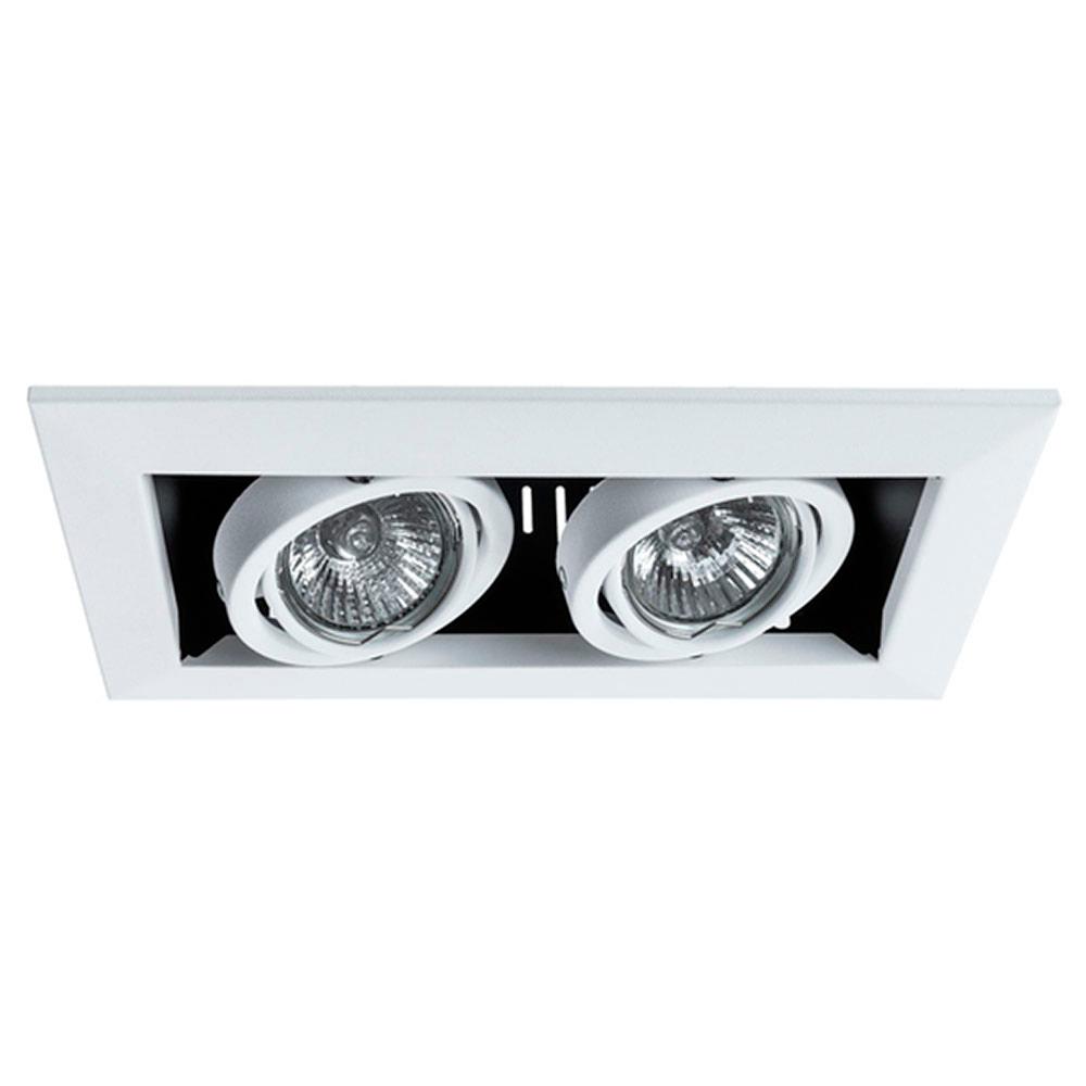 Спот потолочный встраиваемый Arte Lamp Cardani Piccolo GU10 100 Вт 2 кв.м белый IP20 (A5941PL-2WH)