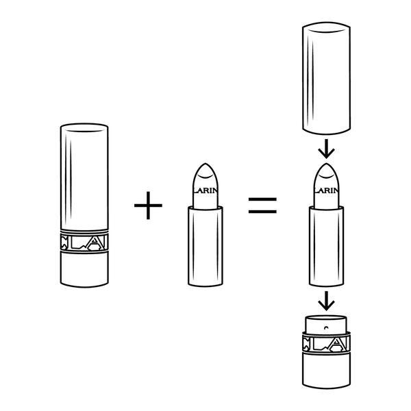 Joli Rouge Губная помада с атласным эффектом, сменный стик