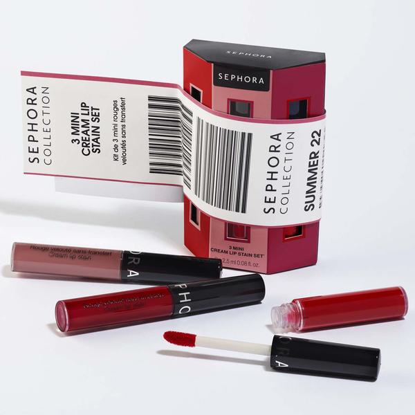 3 Mini Cream Lip Stain Set Набор мини-помад для губ