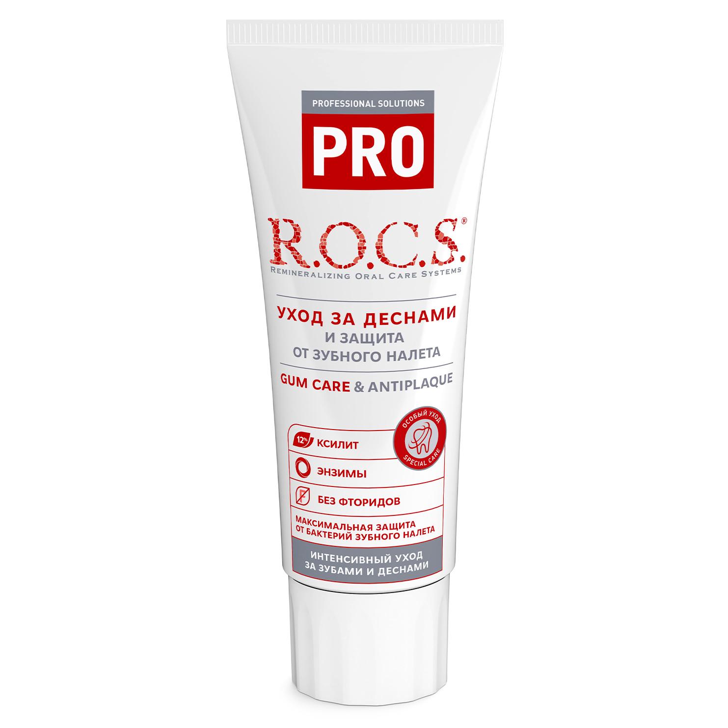 ROCS | PRO GUM CARE & ANTIPLAQUE Зубная паста