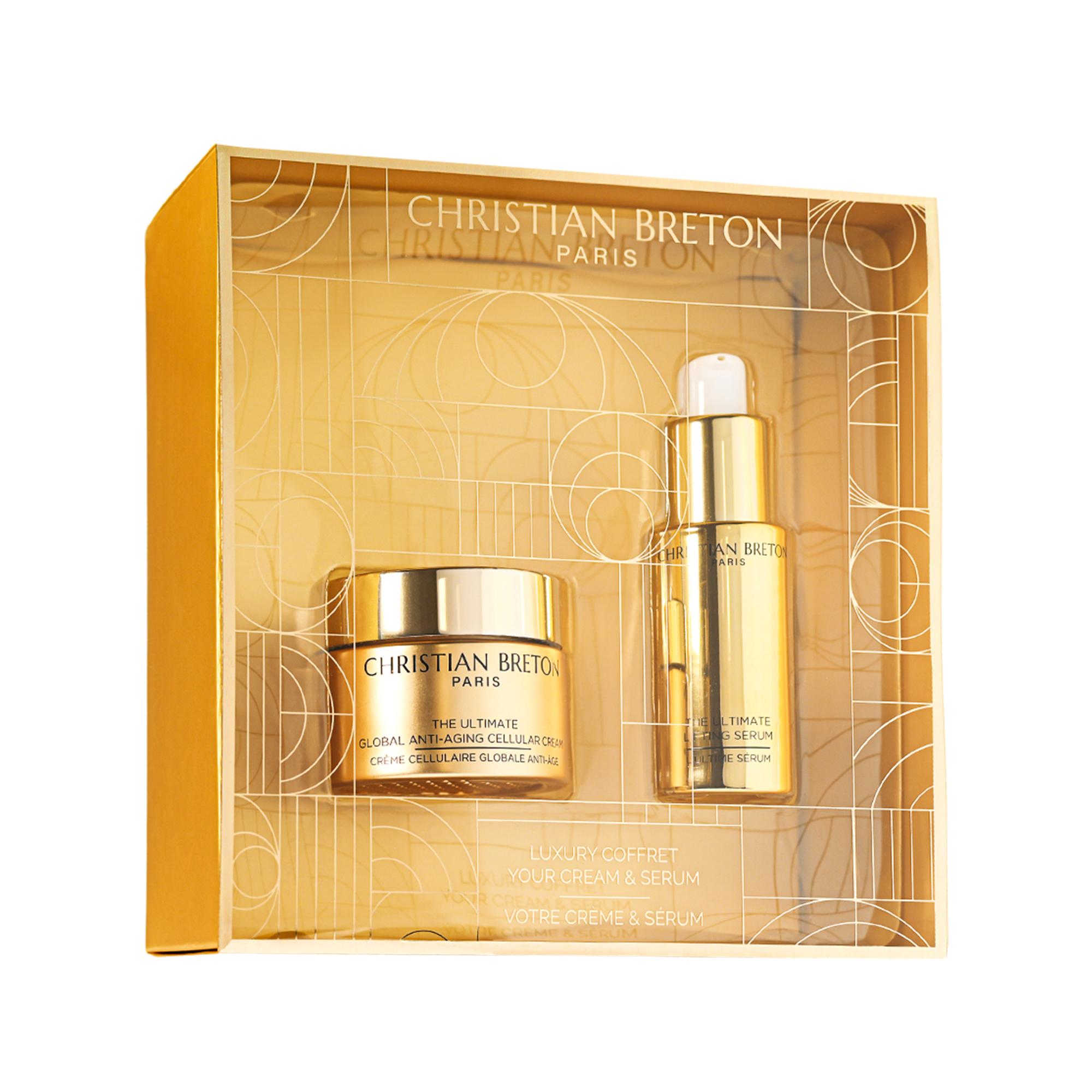 Luxury coffret-ultimate:global antiaging cellular cream-lifting serum Набор "Глобальный антивозрастной эффект" с клеточным лифтинг-кремом