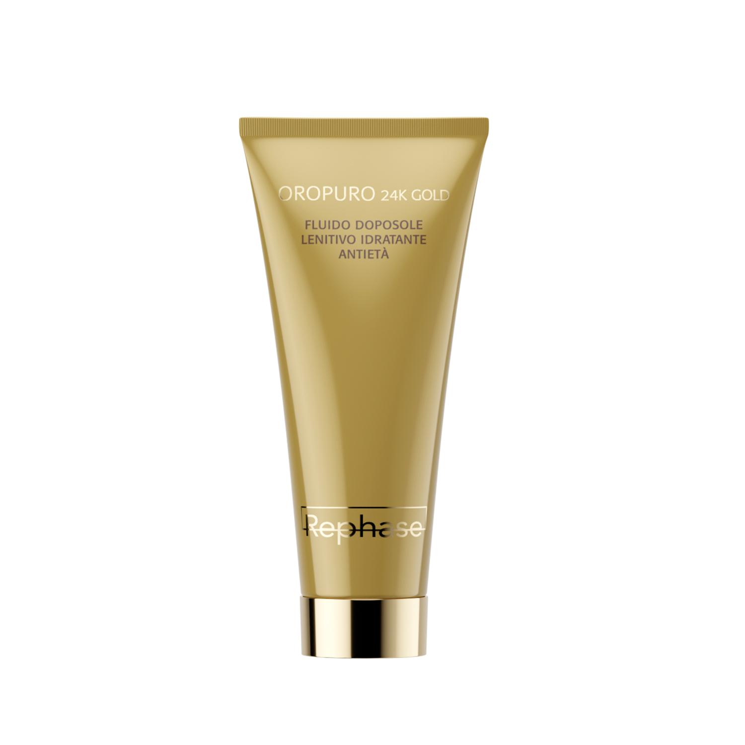 SUN CARE OROPURO 24K AFTER-SUN Флюид для лица и тела успокаивающий увлажняющий