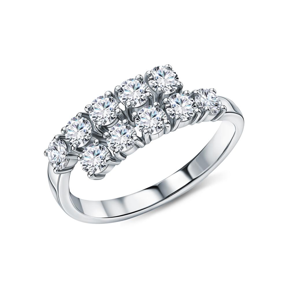 Cold Diamonds | Золотое кольцо с бриллиантами выращенными