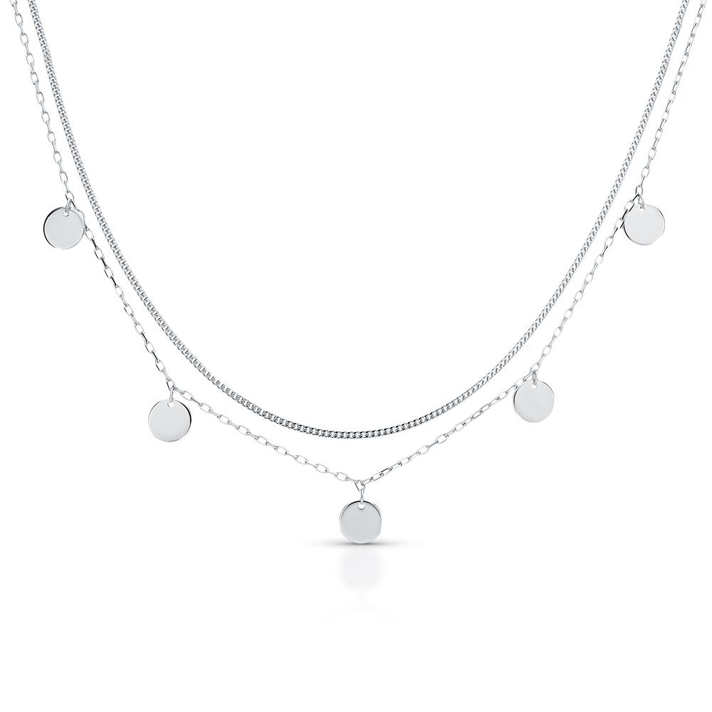 Колье из серебра