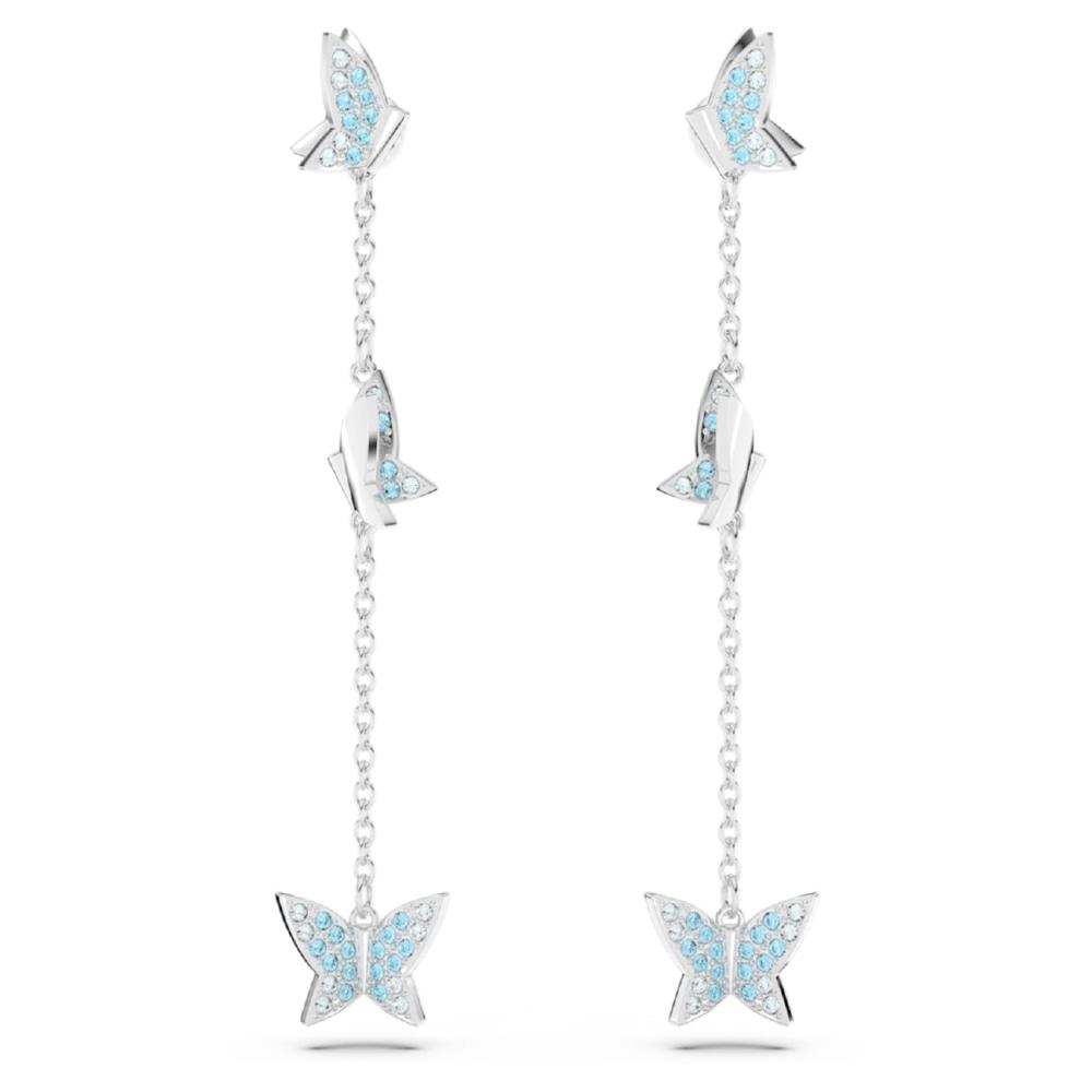 Серьги из стали с кристаллами Swarovski