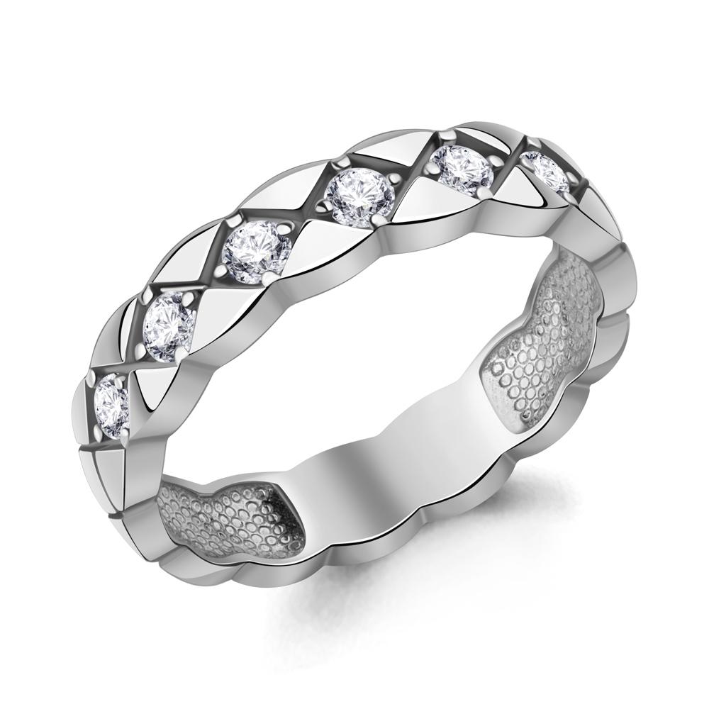 AQUAMARINE | Кольцо из серебра с фианитами