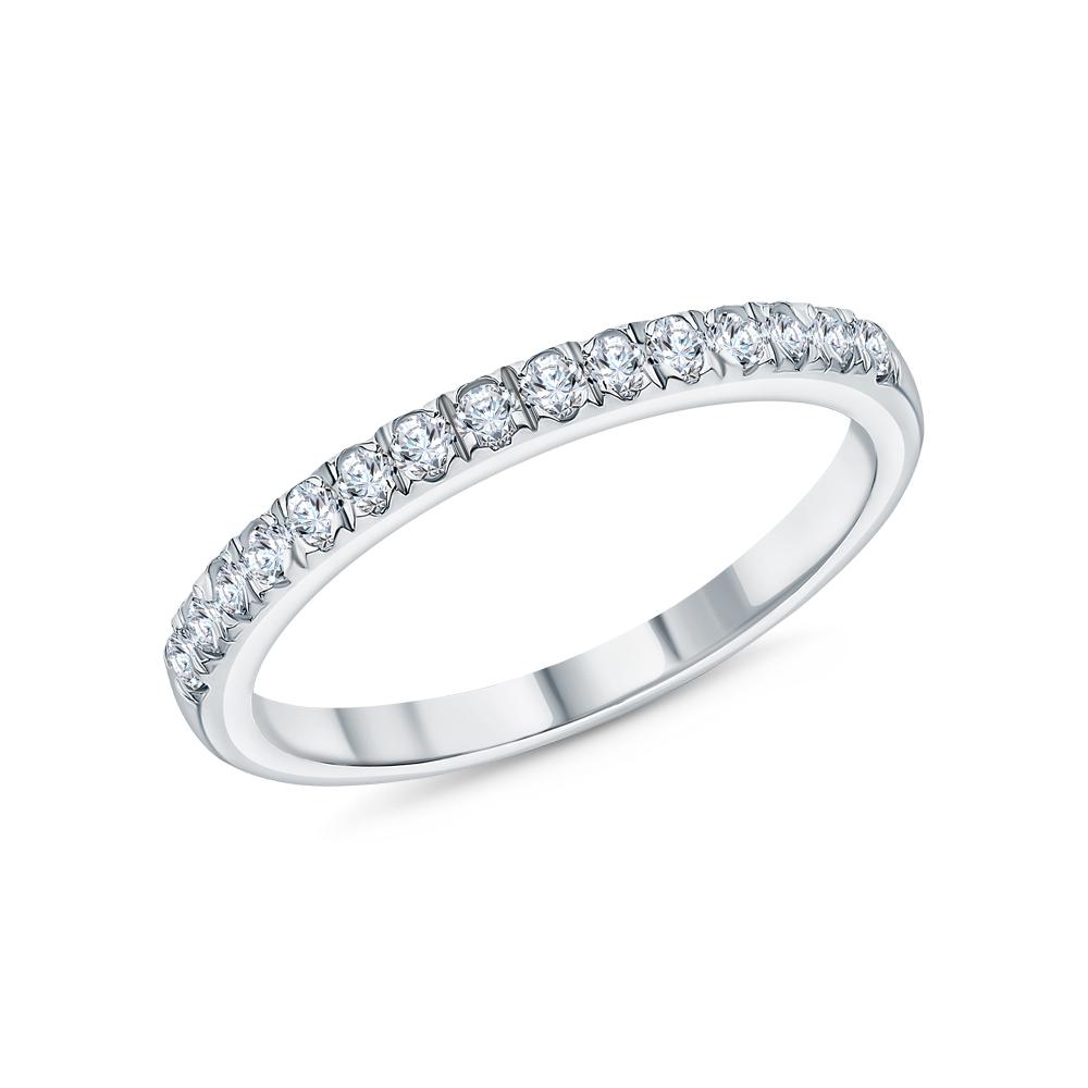 Cold Diamonds | Кольцо из серебра с бриллиантами выращенными