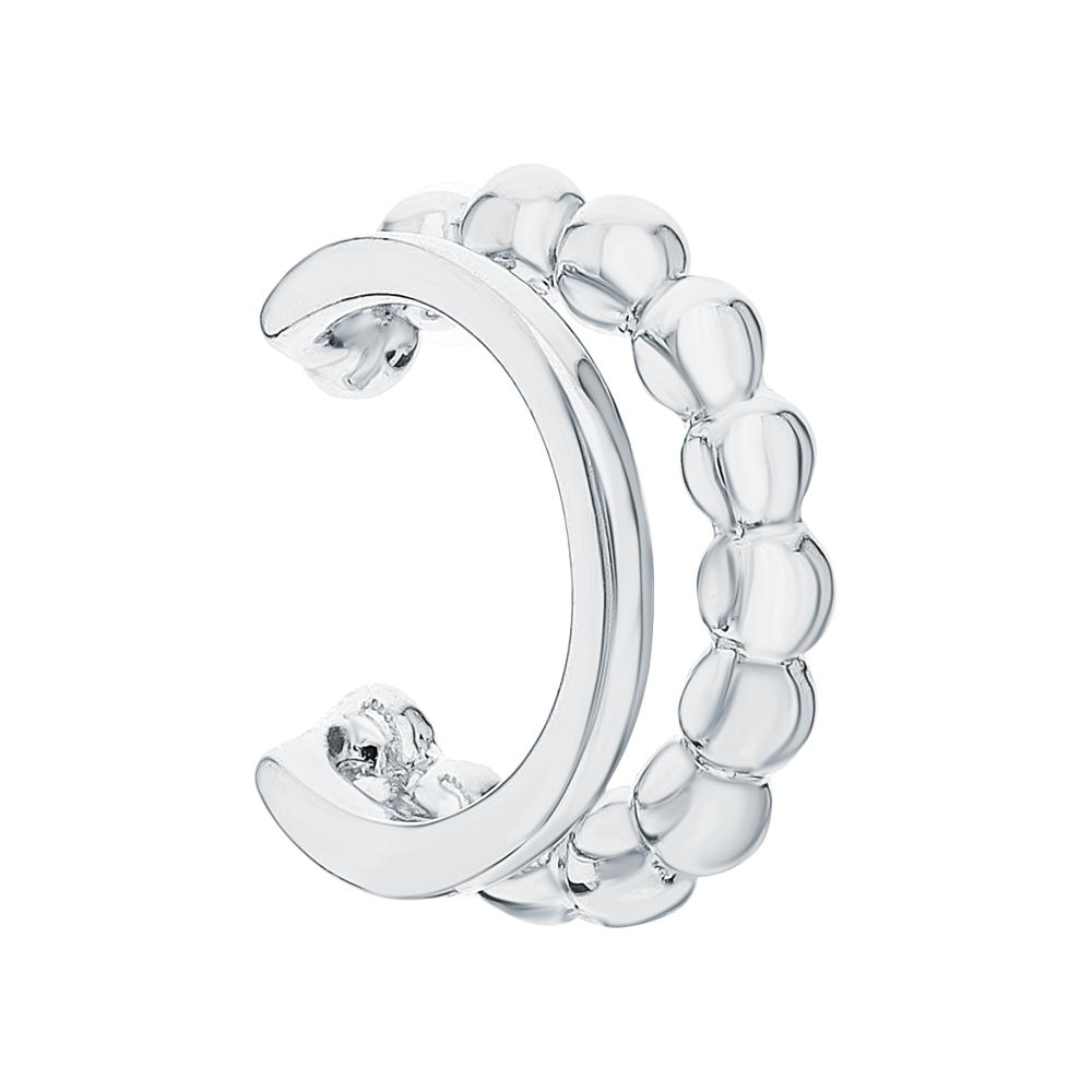 Серьга из серебра