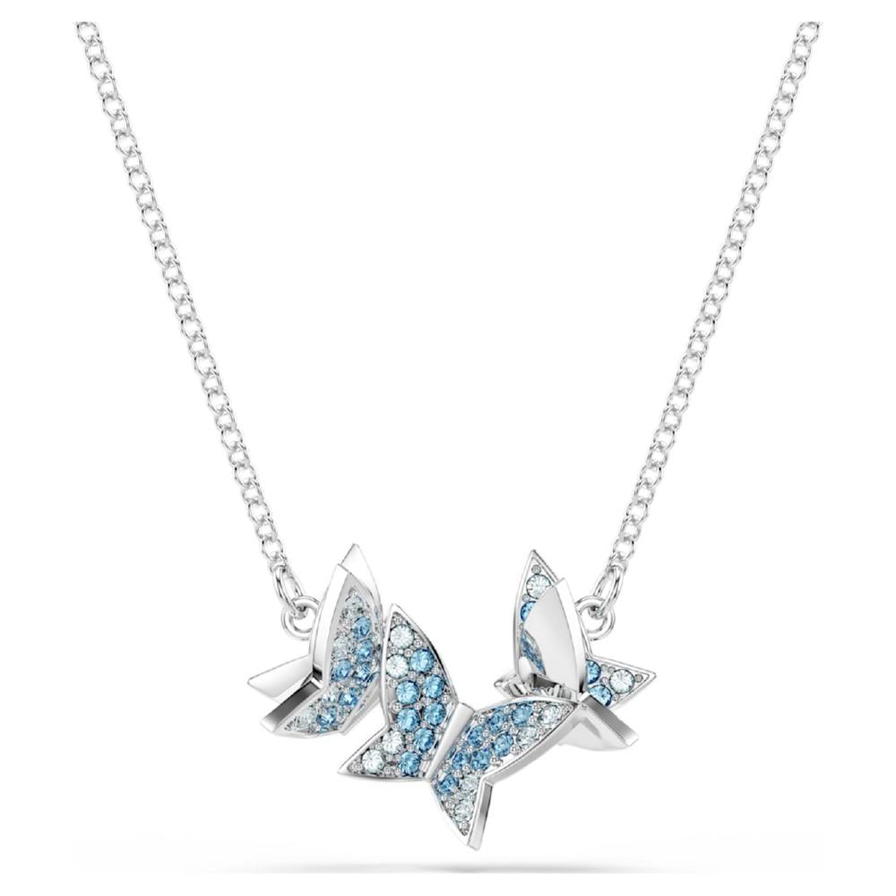 Колье из стали с кристаллами Swarovski
