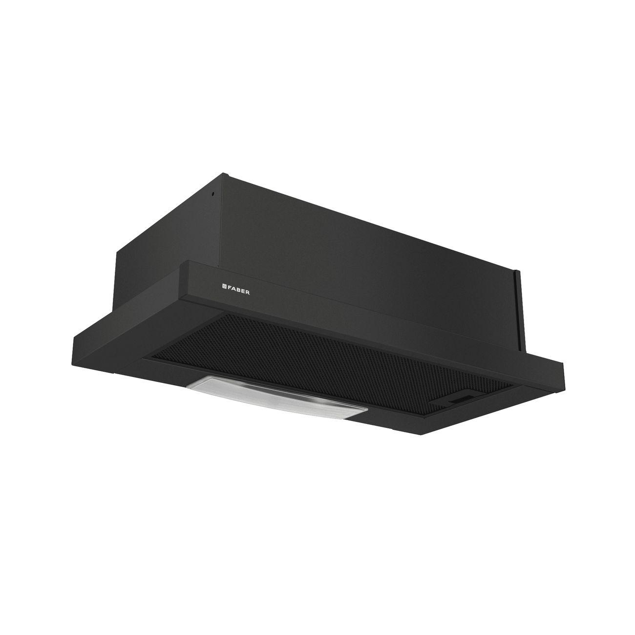 Faber | Вытяжка встраиваемая в шкаф Faber FLOX BK A60 Black
