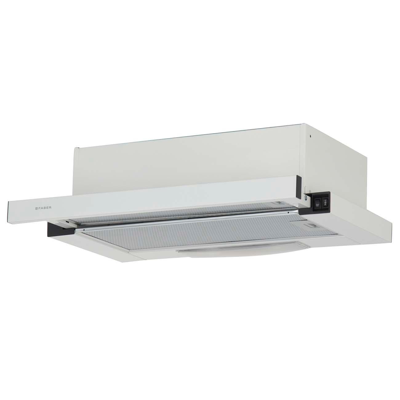 Faber | Вытяжка встраиваемая в шкаф Faber FLOX WH A60 White