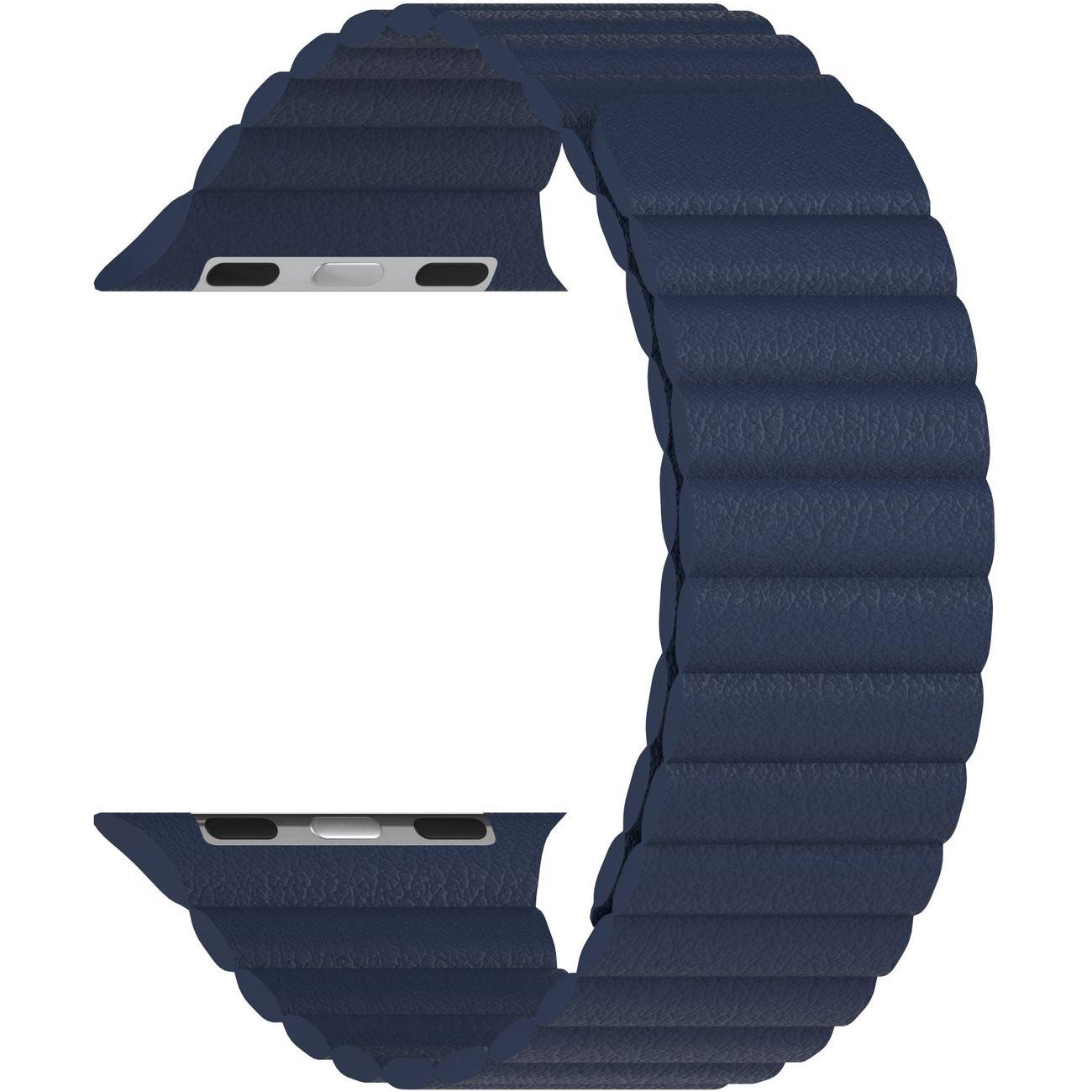 LYAMBDA | Кожаный ремешок LYAMBDA POLLUX для Apple Watch 38/40/41 mm DSP-24-40-DB темно-синий