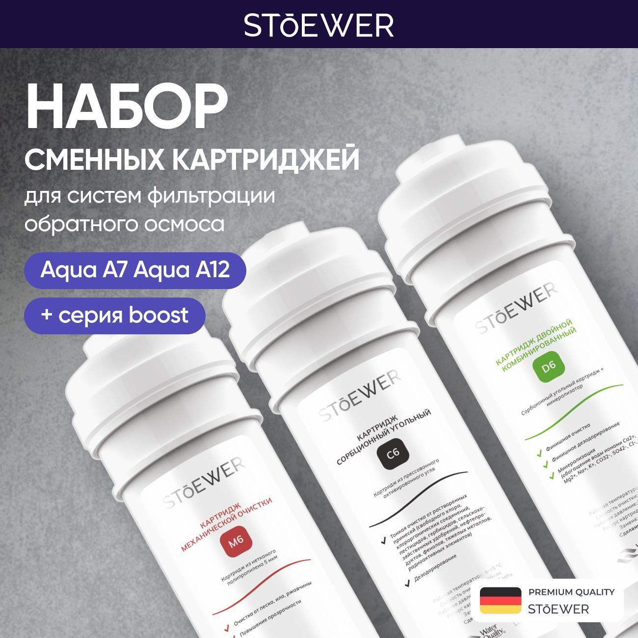 STOEWER | Картридж для фильтра очистки воды STOEWER Aqua K3