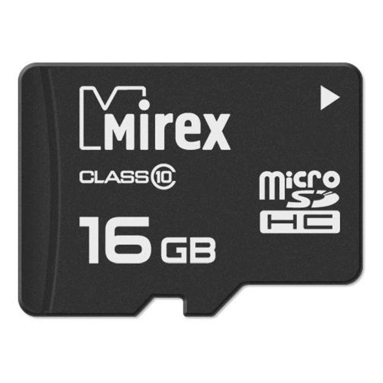 Mirex | Карта памяти Mirex microSDHC 16GB (class 10)