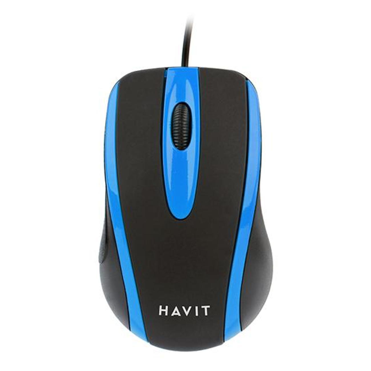 Havit | Мышь проводная Havit HV-MS753 черный/Blue