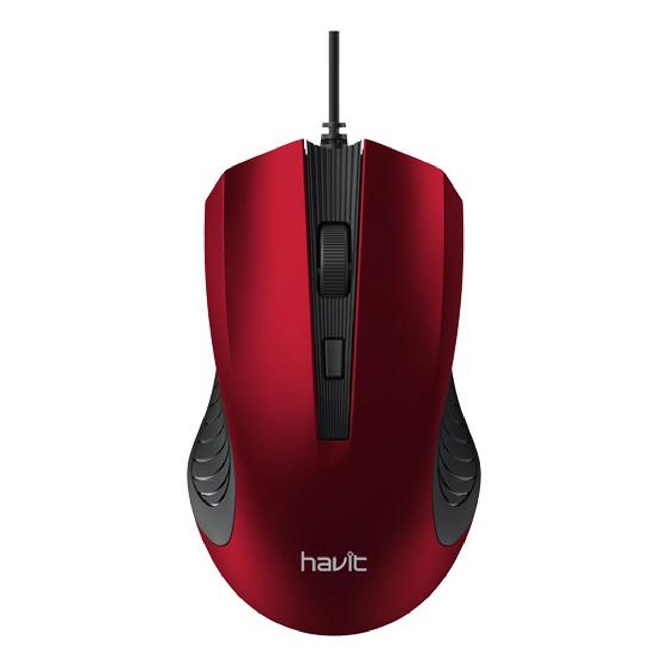 Havit | Мышь проводная Havit HV-MS752 черный/Red
