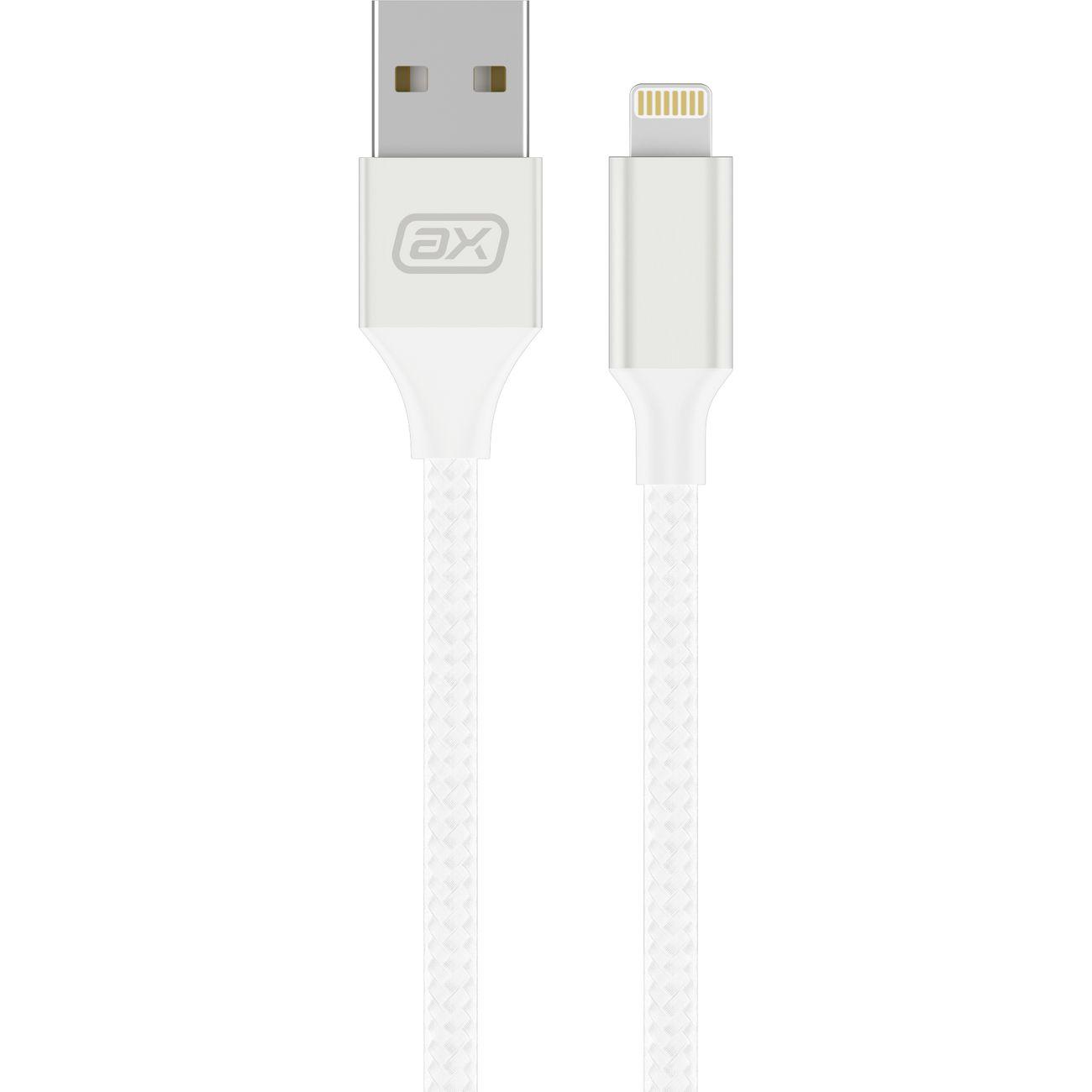 Axxa | Дата-кабель Axxa USB-Lightning 1м белый (7263)