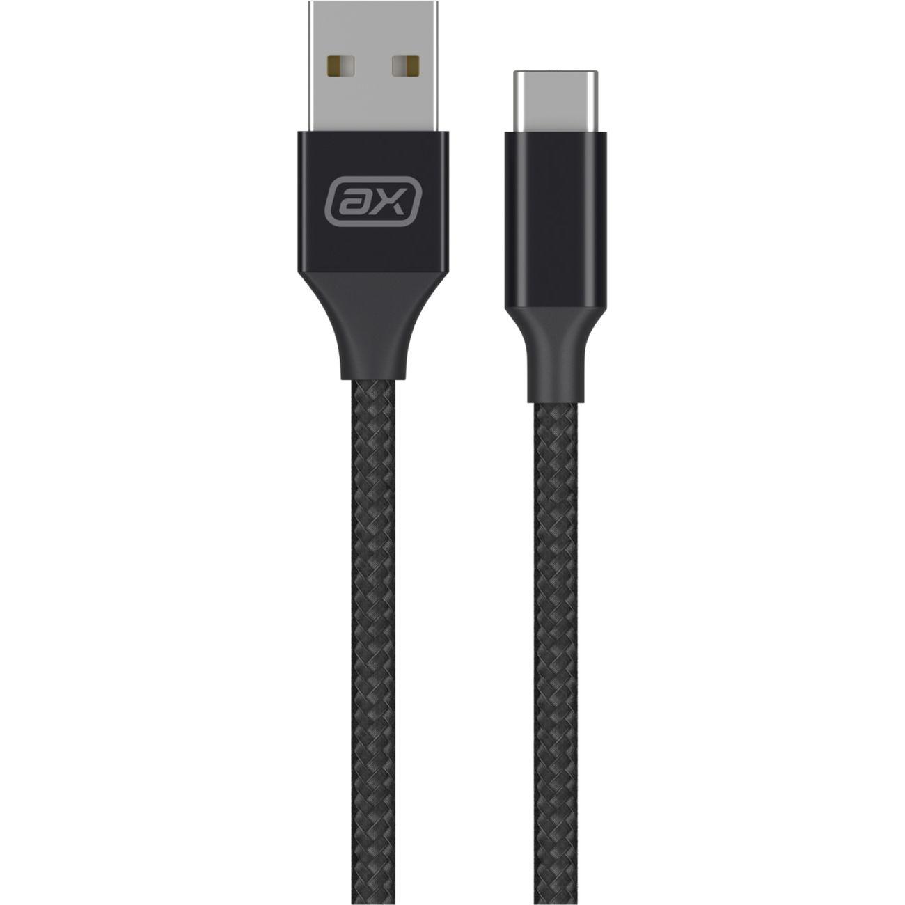 Axxa | Дата-кабель Axxa USB-USB-C 1м черный (7264)