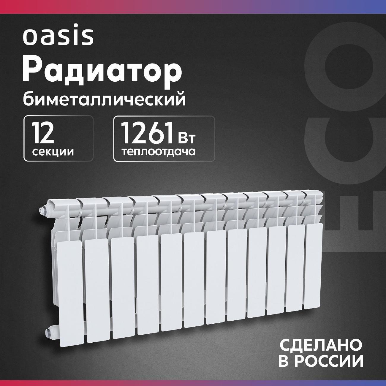 OASIS ECO | Радиатор отопления OASIS ECO 350/80/12
