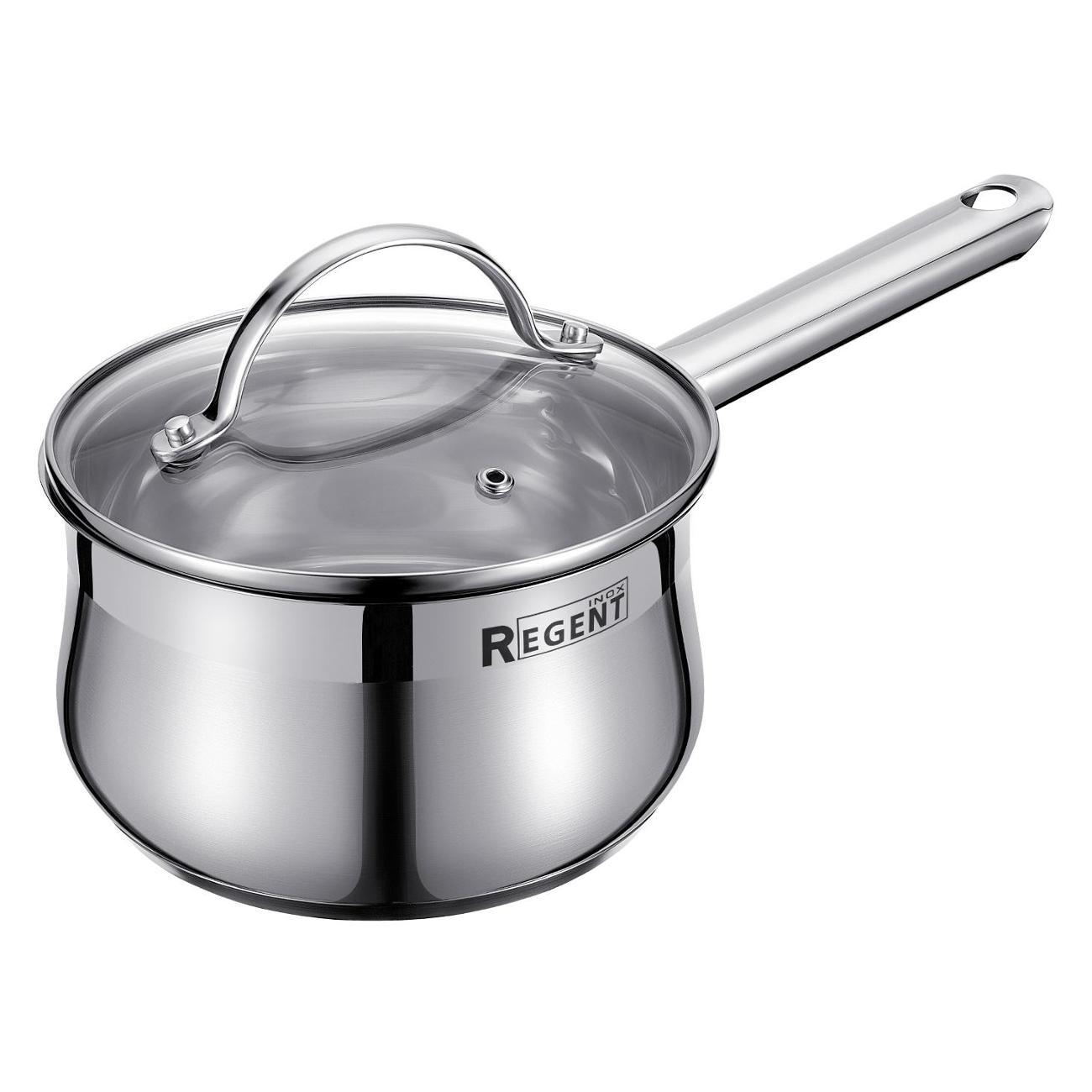REGENT inox | Ковш 16см/1.8л с крышкой REGENT inox Monica